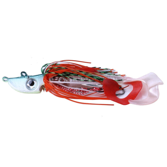 Hameçon plombé HENGJIA JIG Tête de poisson barbue, Spécification: 40G(n° 4)