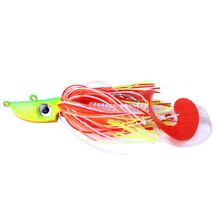 HENGJIA JIG Fish Head Beard Lead Hook, Specification: 100G(No. 2)