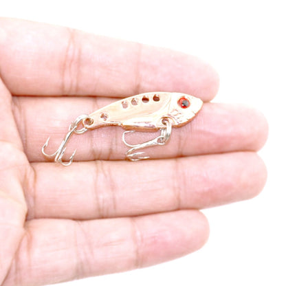 2 Sets HENGJIA VIB013 Metal VIB Fake Bait Electroplated Hard Bait, Specification: 3.5cm 3g(4 Colors)