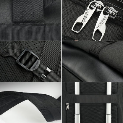 Tigernu T-B9023 Casual Business Men Backpack Simple Laptop Computer Bag(Black)