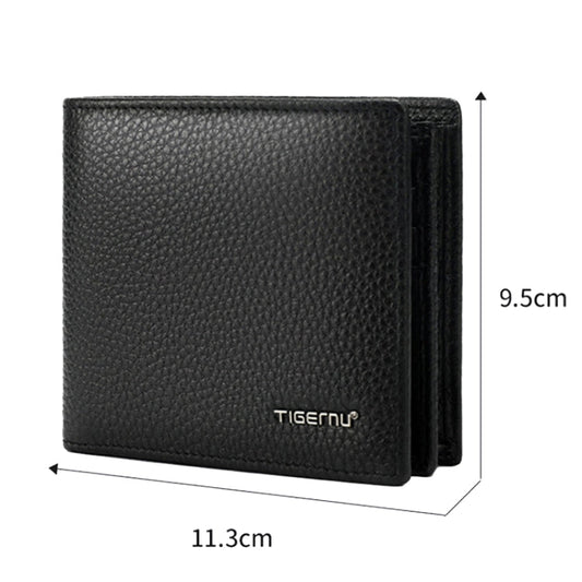 Tigernu T-S8002 Men Multi-Card Wallet Business Coin Purse(Black)
