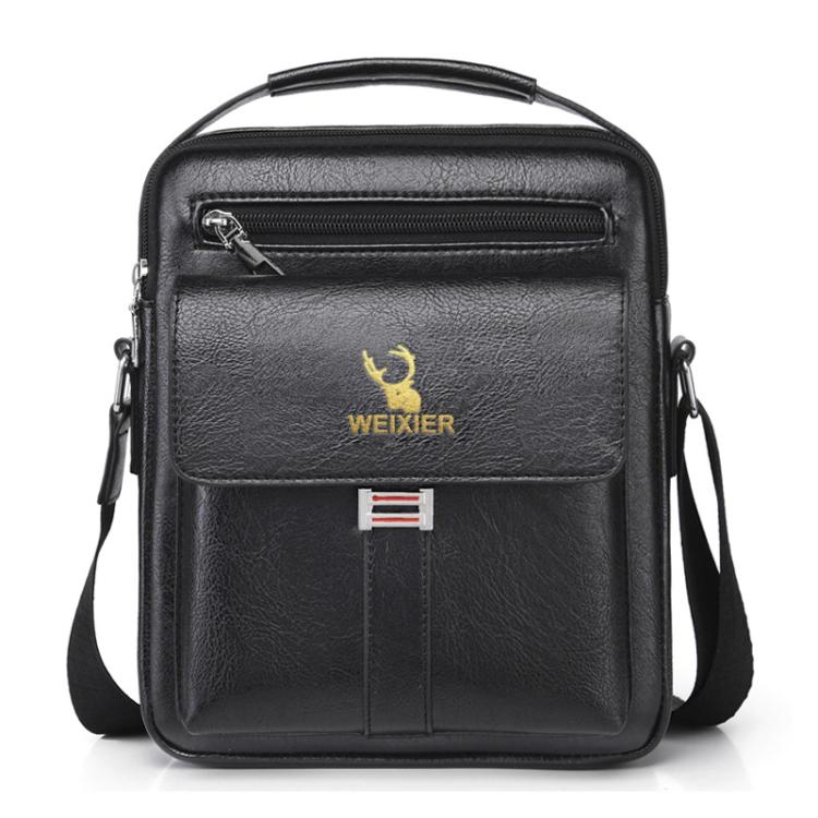 WEIXIER D245 Sac à Dos Bandoulière de Grande Capacité pour Homme (Noir)