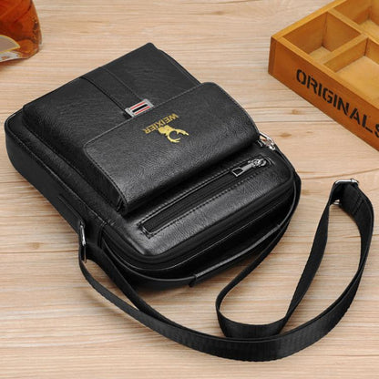 WEIXIER D245 Sac à Dos Bandoulière de Grande Capacité pour Homme (Noir)