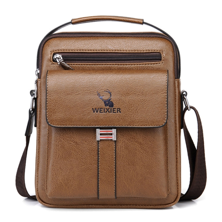 WEIXIER D245 Sac à Dos Bandoulière Grande Capacité pour Hommes (Marron Clair)