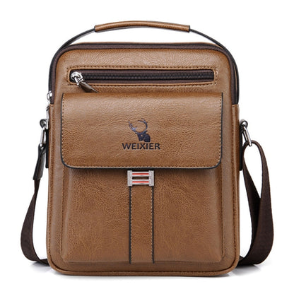 WEIXIER D245 Sac à Dos Bandoulière Grande Capacité pour Hommes (Marron Clair)