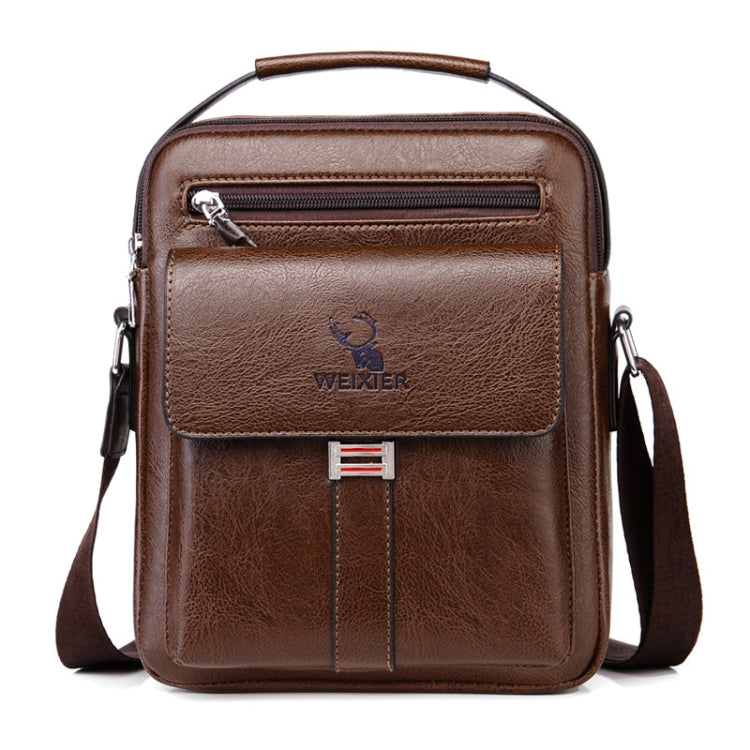 WEIXIER D245 Sac à dos d'épaule grande capacité pour hommes (Marron Foncé)