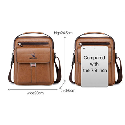 WEIXIER D245 Sac à Dos Bandoulière Grande Capacité pour Hommes (Marron Clair)