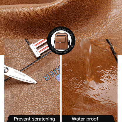 WEIXIER D245 Sac à Dos Bandoulière Grande Capacité pour Hommes (Marron Clair)