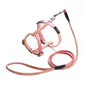 KAFULI Pet Adjustable I-Shape Harness Leash, Size: M(Orange Yellow)