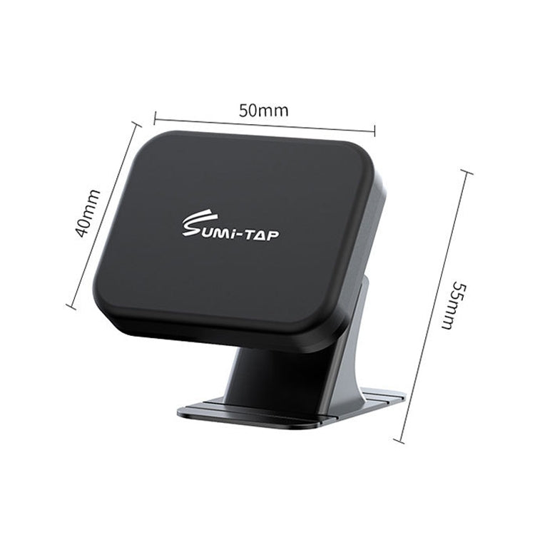 SUMITAP STM-xk565 Support de Navigation Magnétique de Téléphone de Voiture, Base Adhésive Arc (Gris Nuage Profond)