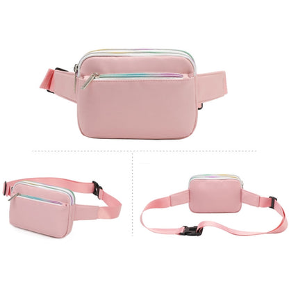 TINTAT T2016 Sac de ceinture mini sport léger et décontracté pour téléphone (rose)