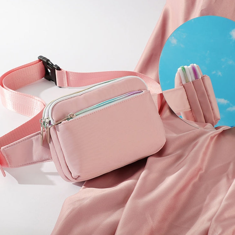 TINTAT T2016 Sac de ceinture mini sport léger et décontracté pour téléphone (rose)