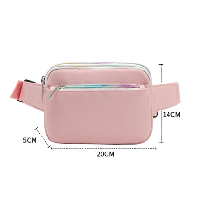 TINTAT T2016 Sac de ceinture mini sport léger et décontracté pour téléphone (rose)