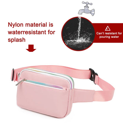 TINTAT T2016 Sac de ceinture mini sport léger et décontracté pour téléphone (rose)