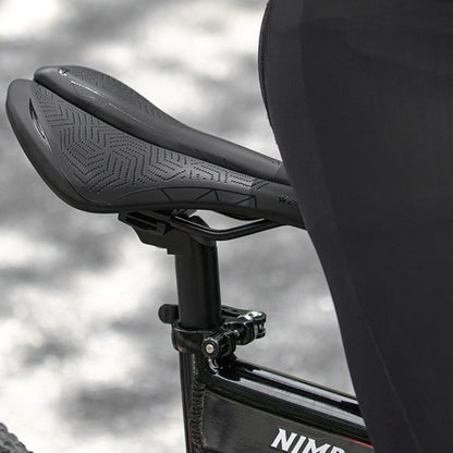 Selle de vélo confortable et respirante WEST BIKING Hollow (Noir)