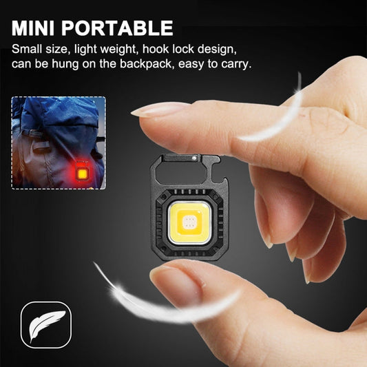 Mini lampe de poche portable E-SMARTER W5130 avec porte-clés et lumière puissante, Spécification : Lumière