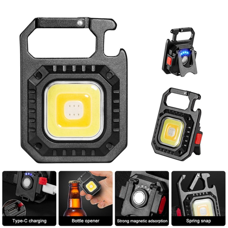 E-SMARTER W5130 Mini Lampe de poche portable à lumière forte en porte-clés, Spécification : Avec support