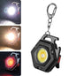 Mini lampe de poche portable E-SMARTER W5131 avec porte-clés et lumière puissante, spécification : Noir