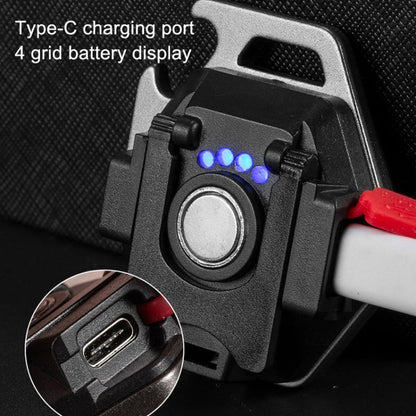 Mini lampe de poche portable E-SMARTER W5131 avec porte-clés et lumière puissante, spécification : Noir
