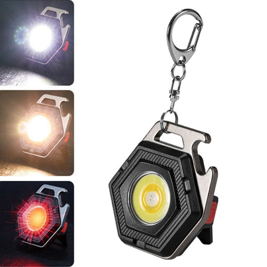 E-SMARTER W5131 Mini Lampe de Poche Portable Ultra Puissante en Forme de Porte-clés, Spécification : Ternir