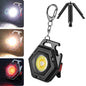 E-SMARTER W5131 Mini Lampe de poche portable à lumière puissante, Spécification : Noir+Trépied