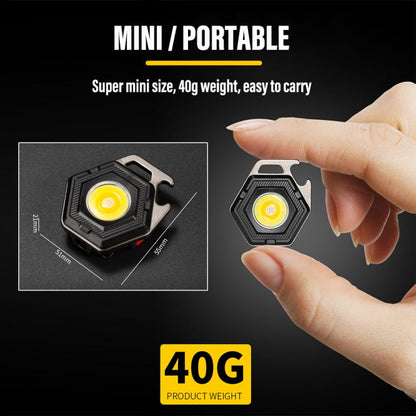 E-SMARTER W5131 Mini Lampe de poche portable à lumière puissante, Spécification : Noir+Trépied