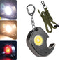 E-SMARTER W5132 Mini Keychain Strong Light Portable Flashlight, Specification: Black+Hand Rope