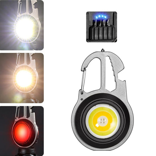 E-SMARTER W5137 Mini Lampe de poche portative à clé éblouissante, Spécification : Ternir+Vis