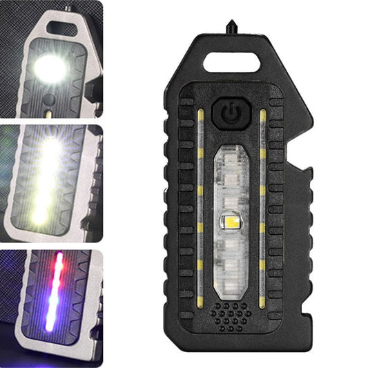 Lampe de poche portable E-SMARTER W5135 Mini porte-clés à forte lumière (noir)