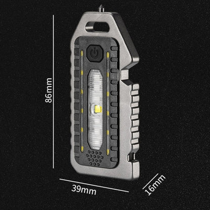 E-SMARTER W5135 Mini Keychain Strong Light Portable Flashlight(Black)