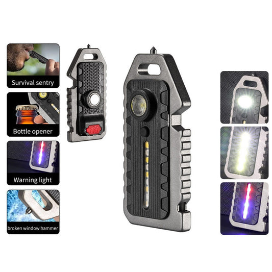 Lampe de poche portable E-SMARTER W5136 Mini porte-clés à lumière puissante (ternie)
