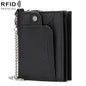 HUMERPAUL BP950 RFID Anti-Magnetic Men Wallet Large Capacity Multi-Card Solt Pocket(Black)