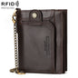 HUMERPAUL BP950 RFID Anti-Magnetic Men Wallet Large Capacity Multi-Card Solt Pocket(Brown)