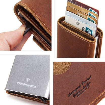 HUMERPAUL BP906 Housse de protection pour carte de crédit RFID anti-vol (noir)