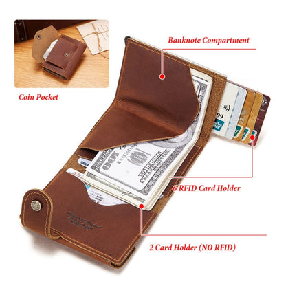 HUMERPAUL BP906 Housse de protection pour carte de crédit RFID anti-vol (noir)