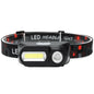 Lampe frontale de secours d'extérieur à chargement USB E-SMARTER, style : KX1804 avec boîte colorée