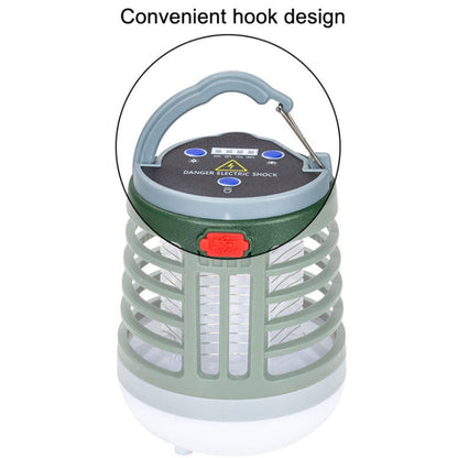 Outdoor USB Charging Lighting Mosquito Capture(W882 Green)