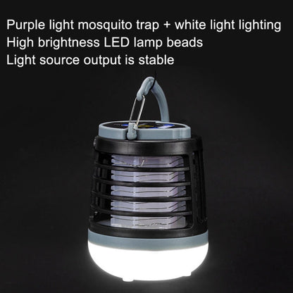Outdoor USB Charging Lighting Mosquito Capture(W882 Brown)
