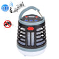 Moustiquaire Bluetooth avec haut-parleur, chargement USB et éclairage (W881 Noir)