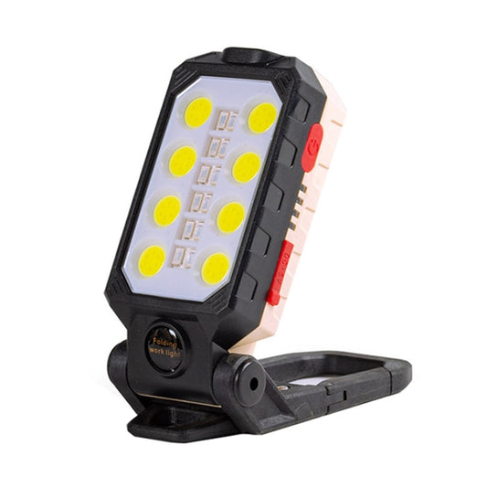Lampe de Travail COB E-SMARTER Lampe de Poche d'Urgence USB Lampe d'Entretien, Style: W598A 8 Trous