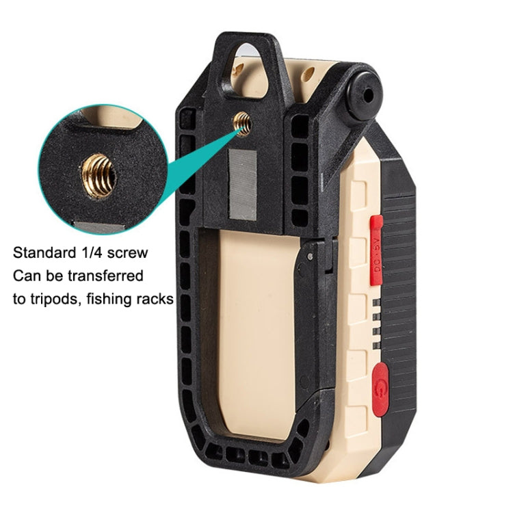 E-SMARTER COB Work Light USB Emergency Flashlight Maintenance Lamp, Style: W598A 8 Hole