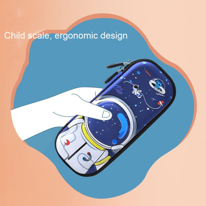 Uime EVA 3D Multi-compartment Pencil Case Stationery Box Children School Supplies(Happy Planet Dragon)