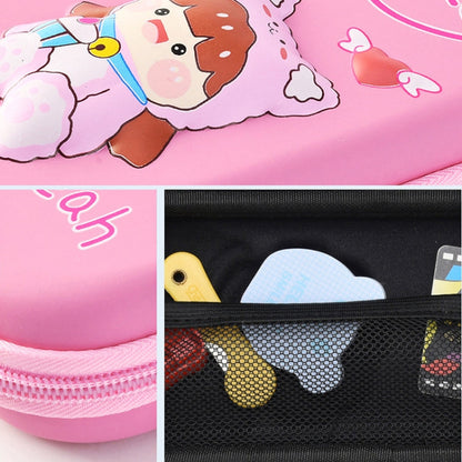 Uime EVA 3D Trousse à Crayons Multi-compartiments Boîte de Papeterie Fournitures Scolaires pour Enfants (Astronaute)