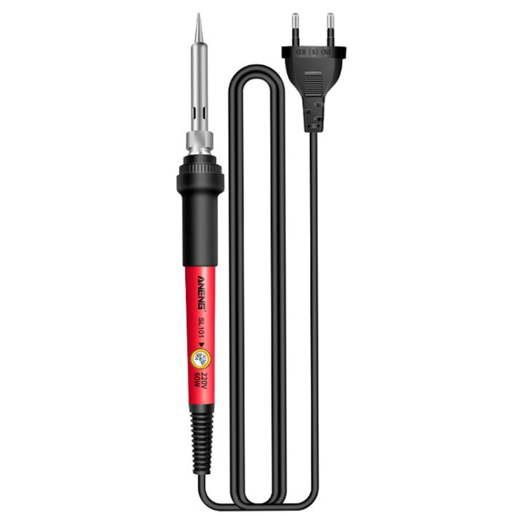 ANENG SL101 17pcs/set Rotary Thermostat Household Constant Temperature Soldering Iron Set 60W Internal Heat Welding Tool Kit(EU Plug)