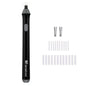 Tenwin 8302 Adjustable Electric Eraser With Rubber Refills For Sketch Drawing Erasing(Black)