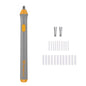 Tenwin 8302 Adjustable Electric Eraser With Rubber Refills For Sketch Drawing Erasing(Grey)