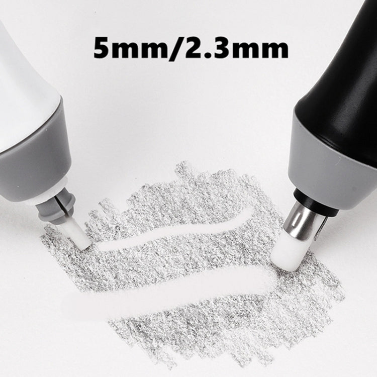 Tenwin 8302 Adjustable Electric Eraser With Rubber Refills For Sketch Drawing Erasing(Grey)