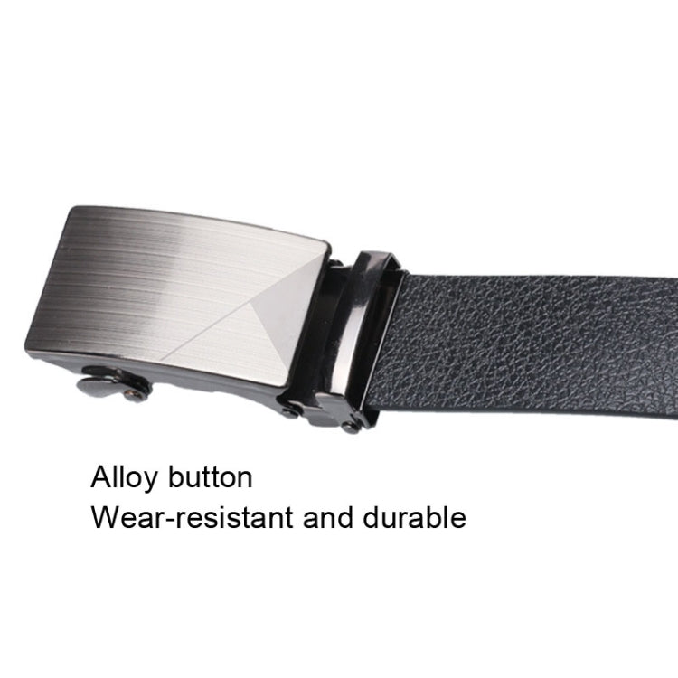 Dandali Men Automatic Buckle Belt Casual Universal Comfort Belt, Length (cm): 125cm(011)