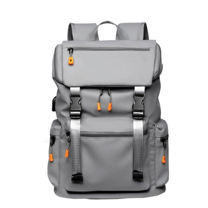 WEIXIER B1862 Men Business Leisure Large Capacity Travel Bag Computer Backpack(Grey)