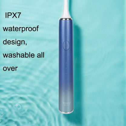Brosse à Dents Électrique Intelligente USB Boorui BR-X7 pour Adultes, Brosse à Dents Ultrasonique à Gradient pour l'Hygiène Buccale (Rose)